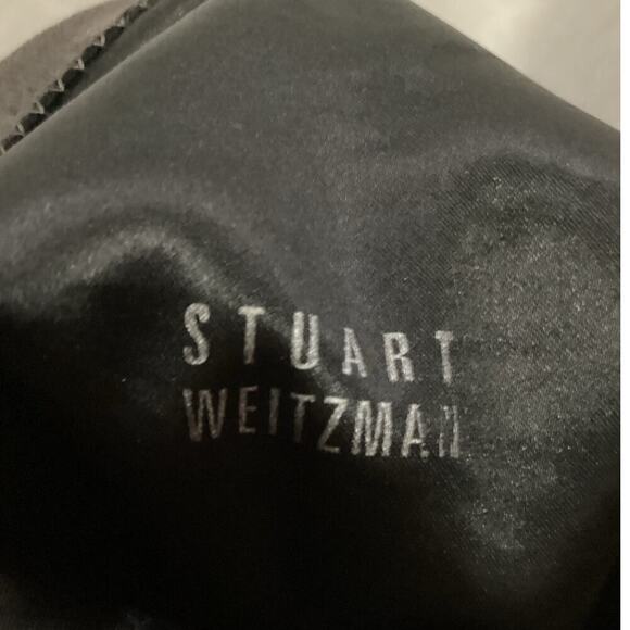 Stuart Weitzman Highland Stretch Suede Over The Knee Londra Boot Gray 8.5M - Picture 11 of 16